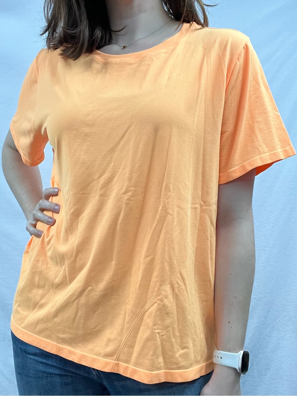Fabletics Short Sleeve Tee - Bright Orange